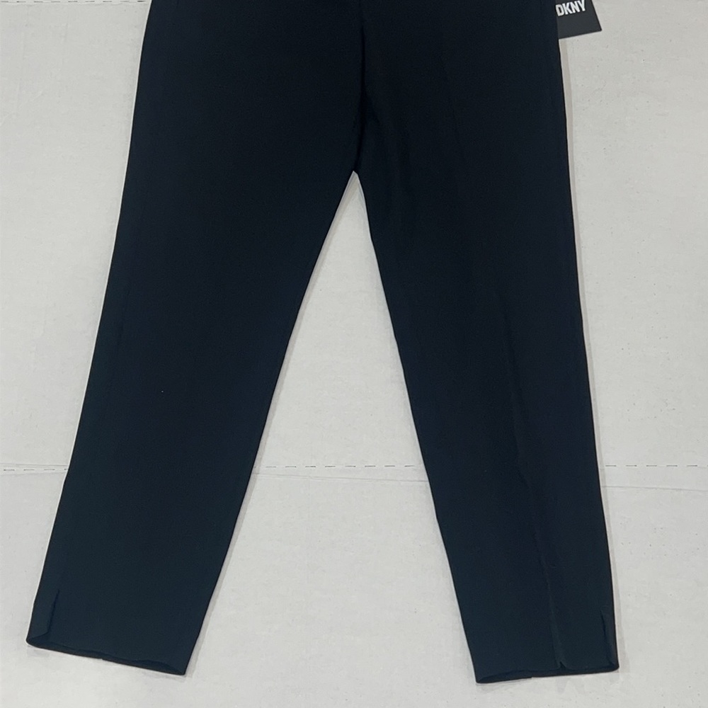 DKNY black Classic Slim-Fit Cropped Pants size 6 - Picture 4 of 12